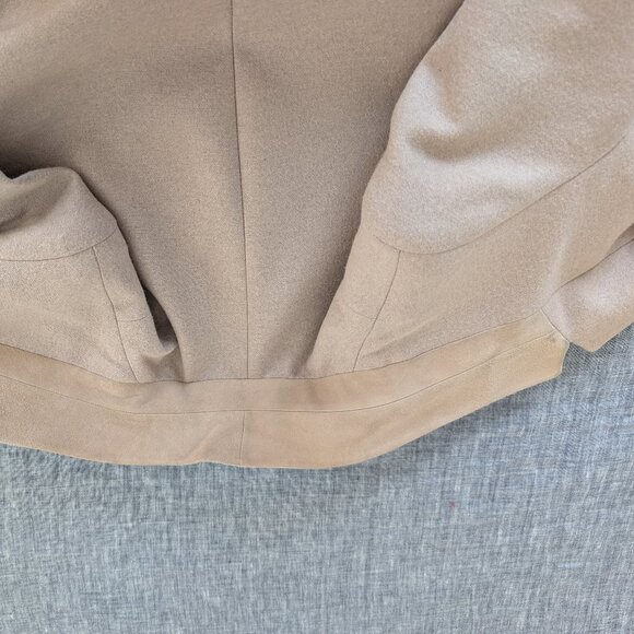 All Saints US Size 2 Wool Lyla Pea Coat in Camel Color - Picture 12 of 16